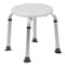 Flash Furniture 9-1/2" L, Aluminum, White Bath & Shower Stool DC-HY3400L-WH-GG - alternate 3
